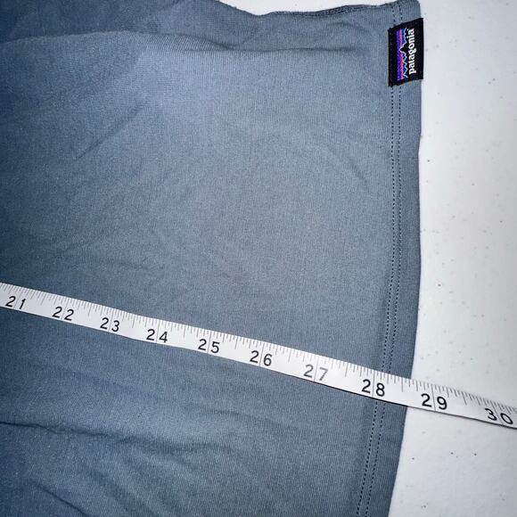 Patagonia Mens Size XXL Green Capaline Cool Trail Short Sleeve Pullover Shirt - Picture 7 of 7